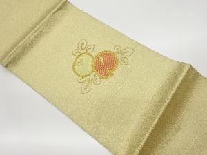 リサイクル　万寿菊模様織出し名古屋帯